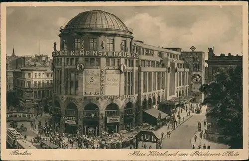 Ansichtskarte Tiergarten-Berlin Haus Vaterland am Potsdamer Platz. 1928