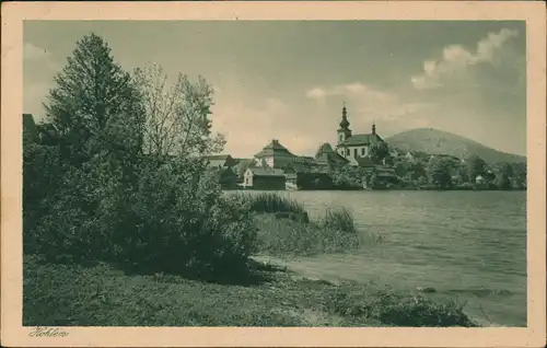 Postcard Hohlen Holany Stadtblick gel. b. Liberec 1930