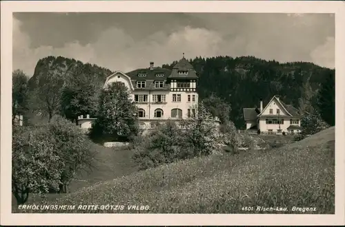 Ansichtskarte Götzis Erholungsheim Vorarlberg 1932
