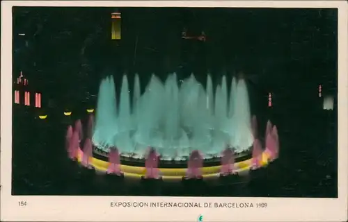 Postales Barcelona Exposició Internacional Illumination 1929