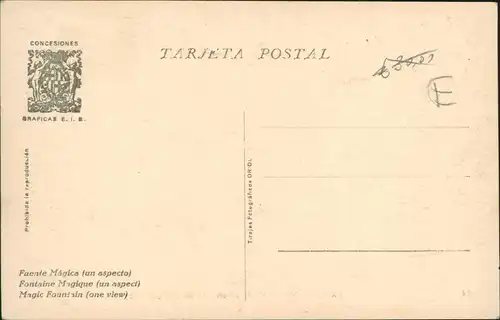 Postales Barcelona Exposició Internacional Illumination 1929