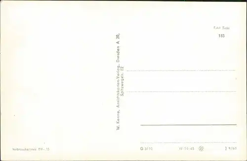 Ansichtskarte Altenberg (Erzgebirge) Blick v. Geisingberg 1960