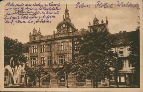 Postcard Pilsen Plzeň Mestanska beseda 1926
