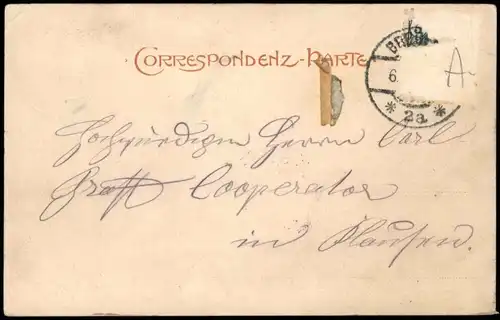 Ansichtskarte Bregenz Totale mit Alpen 1909