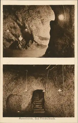 Ansichtskarte Friedrichroda Marienhöhle - 2 Bild 1928