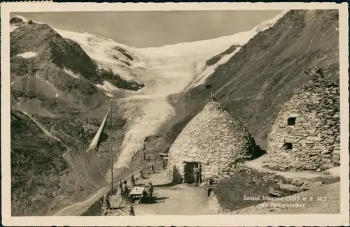 Ansichtskarte Puschlav Poschiavo Palügletscher Sassal Masone Glacier 1937