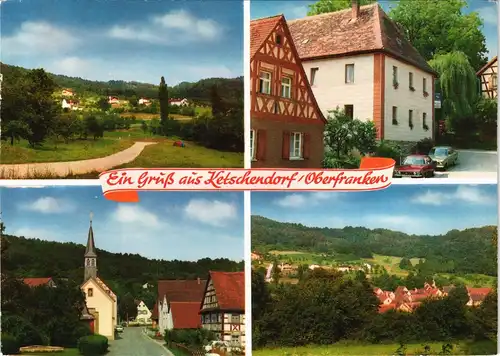 Ketschendorf-Coburg Mehrbildkarte Ortsansichten und Gasthaus Zum Juratal 2007