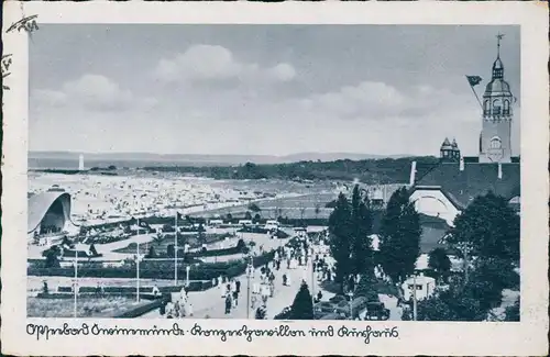 Swinemünde Kurpromenade und Kurhaus