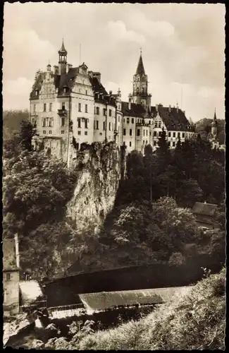 Ansichtskarte Sigmaringen Schloss, Fotokarte 1961