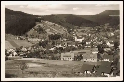 Ansichtskarte Schenkenzell Stadtblick 1953