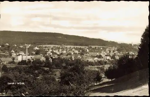 Ansichtskarte Lorch Panorama-Ansicht 1959