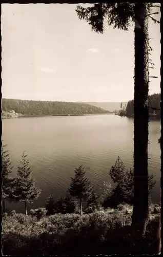 Ansichtskarte Forbach (Baden) Schwarzenbach-Talsperre - Fotokarte 1962