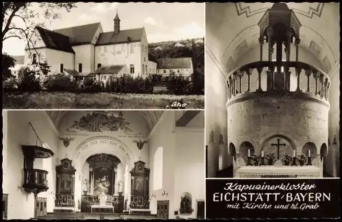Ansichtskarte Eichstätt MB: Kapuzienerkloster 1964