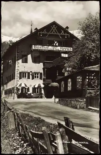 Ansichtskarte Mötz Bz. Imst Gasthof Rudoll Krug Kreuz 1961