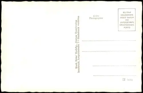 Ansichtskarte Mötz Bz. Imst Gasthof Rudoll Krug Kreuz 1961