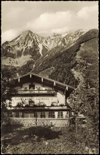 Ansichtskarte Ettenhausen Alpenhotel und Pension Edelweiß 1963