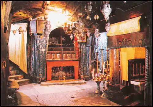 Bethlehem בֵּית לֶחֶם بيت لحم CHURCH OF NATIVITY THE HOLY MANGER 1975