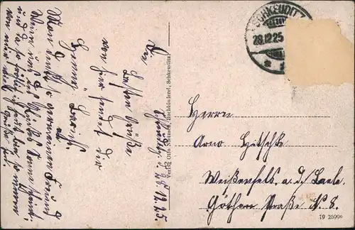 Ansichtskarte Schkeuditz Germania Drogerie, Bahnhofstraße 1925