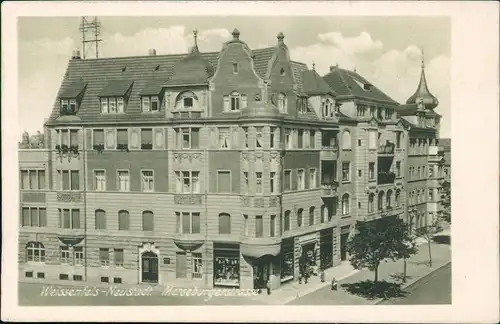 Ansichtskarte Weißenfels Neustadt Merseburgerstrasse 1927