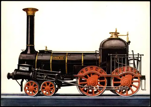 Drache 2'B-Lokomotive eingesetzt von der Hessischen Nordbahn (anno 1848) 1970