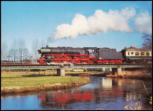 Verkehr & Eisenbahn Dampflok Schnellzuglokomotive 01 150 der DB 1983