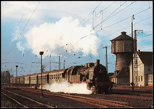 Ansichtskarte  Dampflok Baureihe 78 bei Friedberg (Hessen) 1964/1990