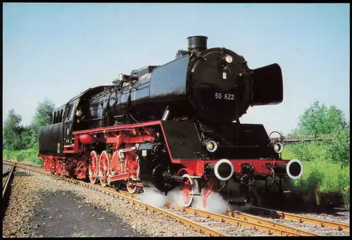 Ansichtskarte  Eisenbahn & Lokomotiven Dampflokomotive 50 622 1984