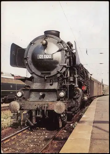 Eisenbahn & Lokomotiven: Schnellzug-Dampflokomotive 01 1100 1980