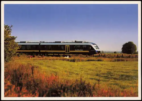 Ansichtskarte  Verkehr Eisenbahn Zug Motivkarte der NordWestBahn 2000
