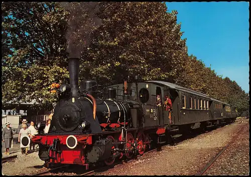 Historischer Dampfzug Achern - Ottenhöfen mit Lokomotive Nr. 28 1970