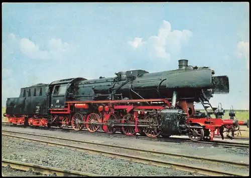 Eisenbahn & Lokomotiven: Dampflokomotive Baureihe 50 Einheitsgüterzug 1972