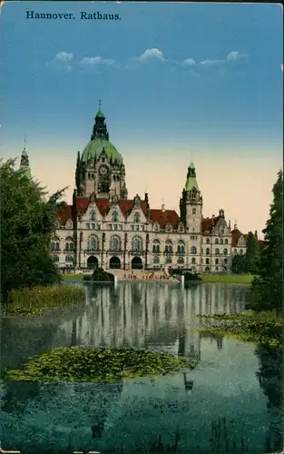 Ansichtskarte Hannover Altes Rathaus (Town Hall Building) 1910