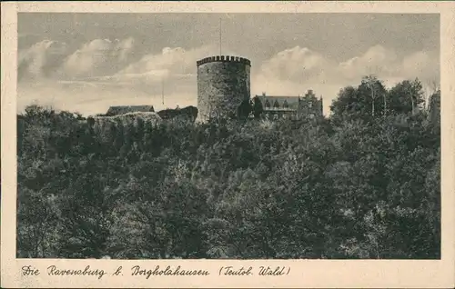 Ansichtskarte Borgholzhausen Burg Ravensberg im Teutoburger Wald 1942