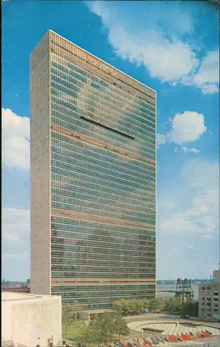 Postcard New York City United Nations Headquarter 1958