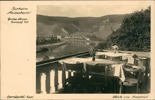 Bernkastel-Kues  Kurheim "Heidesheim"   1950   mit Rheinland-Pfalz Frankatur