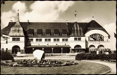 Ansichtskarte Westerland-Sylt Partie mit Rathaus Kurhaus Casino 1960