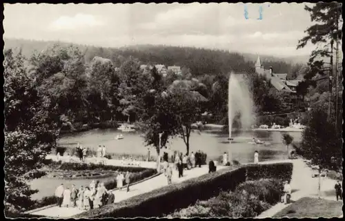 Ansichtskarte Braunlage Kurgarten, Kur-Anlagen 1960