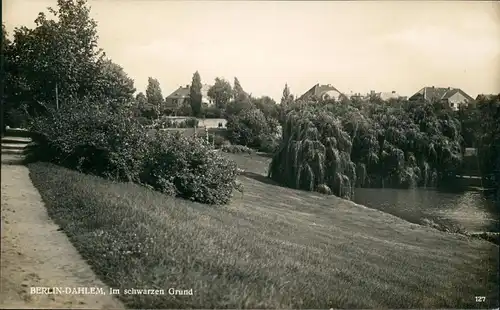 Ansichtskarte Dahlem-Berlin Umland-Ansicht DAHLEM, Im schwarzen Grund 1930
