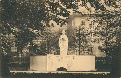 Neustadt Dresden Schiller-Denkmal von Prof. Selmar Werner am Albertplatz 1919