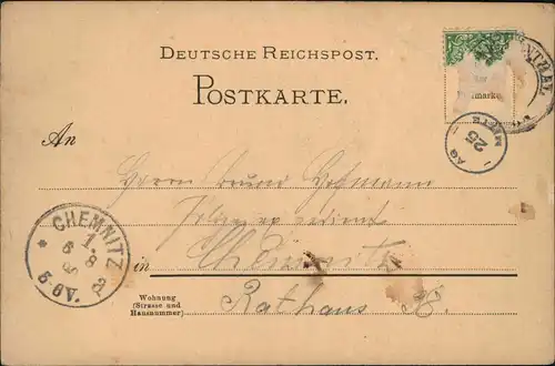 Vorläufer AK Oberwiesenthal Fichtelberg (Erzgebirge) UNTERKUNFTSHAUS 1890