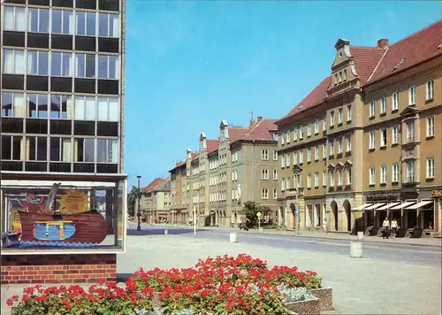 Ansichtskarte Neubrandenburg Ernst-Thälmann-Straße 1982