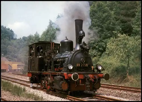 Motiv-AK Eisenbahn Lokomotive Kuckucksbähnel Neustadt Weinstraße Elmstein 1980