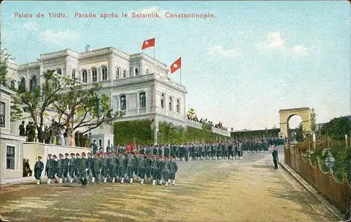 Istanbul Konstantinopel Constantinople Palais de Yildiz. Parade Selamlik 1923