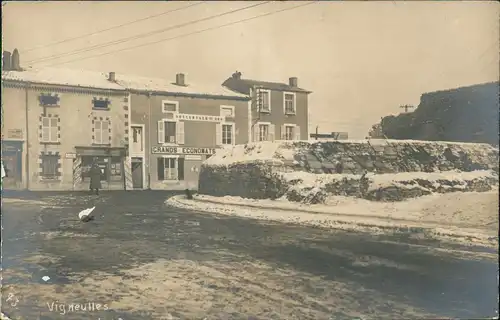 Vigneulles-lès-Hattonchâtel Straße  France 1915 Privatfoto   gel. Feldpost