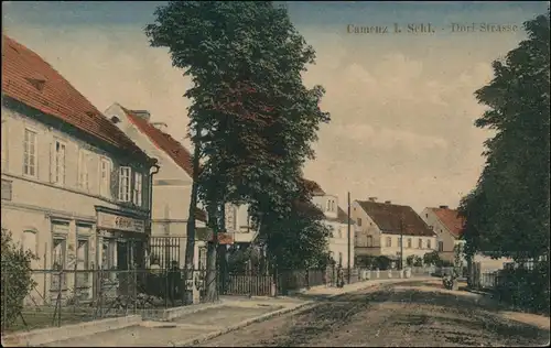 Kamenz (Schlesien) Kamieniec Ząbkowicki (Camenz) Dorfstraße 1915