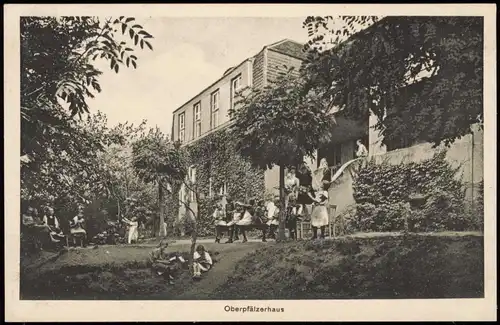 Ansichtskarte Neustadt an der Waldnaab Kinderheim Wöllershof 1913