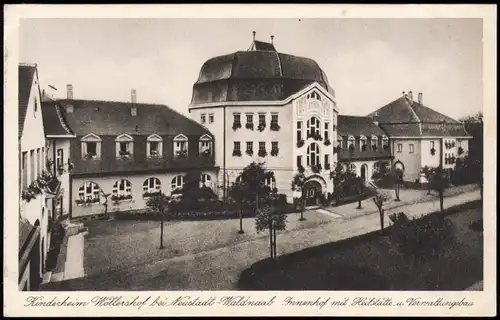 Ansichtskarte Neustadt an der Waldnaab Kinderheim Wöllershof - Innenhof 1928