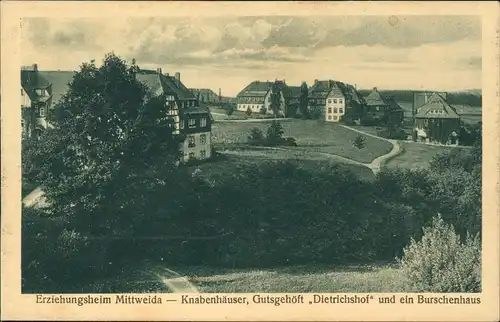 Mittweida Knabenhäuser Gutsgehöft Dietrichshof Eriehungsheim 1928