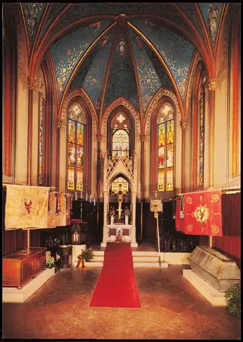 Hechingen Burg Hohenzollern Evang. Kapelle Särgen der Könige von Preußen 1980
