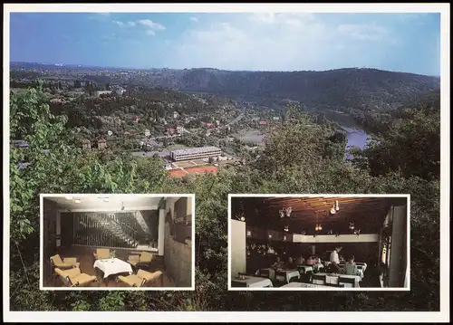 Postcard Prag Praha Řež bei Prag mit HOTEL VLTAVA Czech Republic 2000